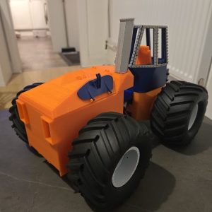 Early prototype 1/12 scale model